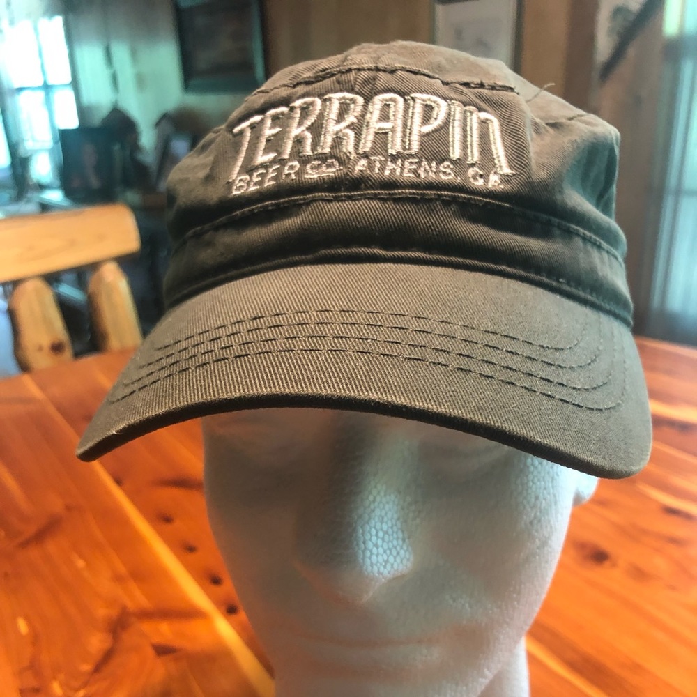 Unisex terrapin beer company faded distressed hat